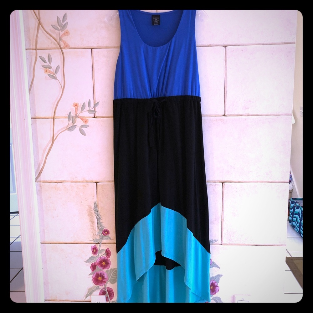 George maxi/high-low dress